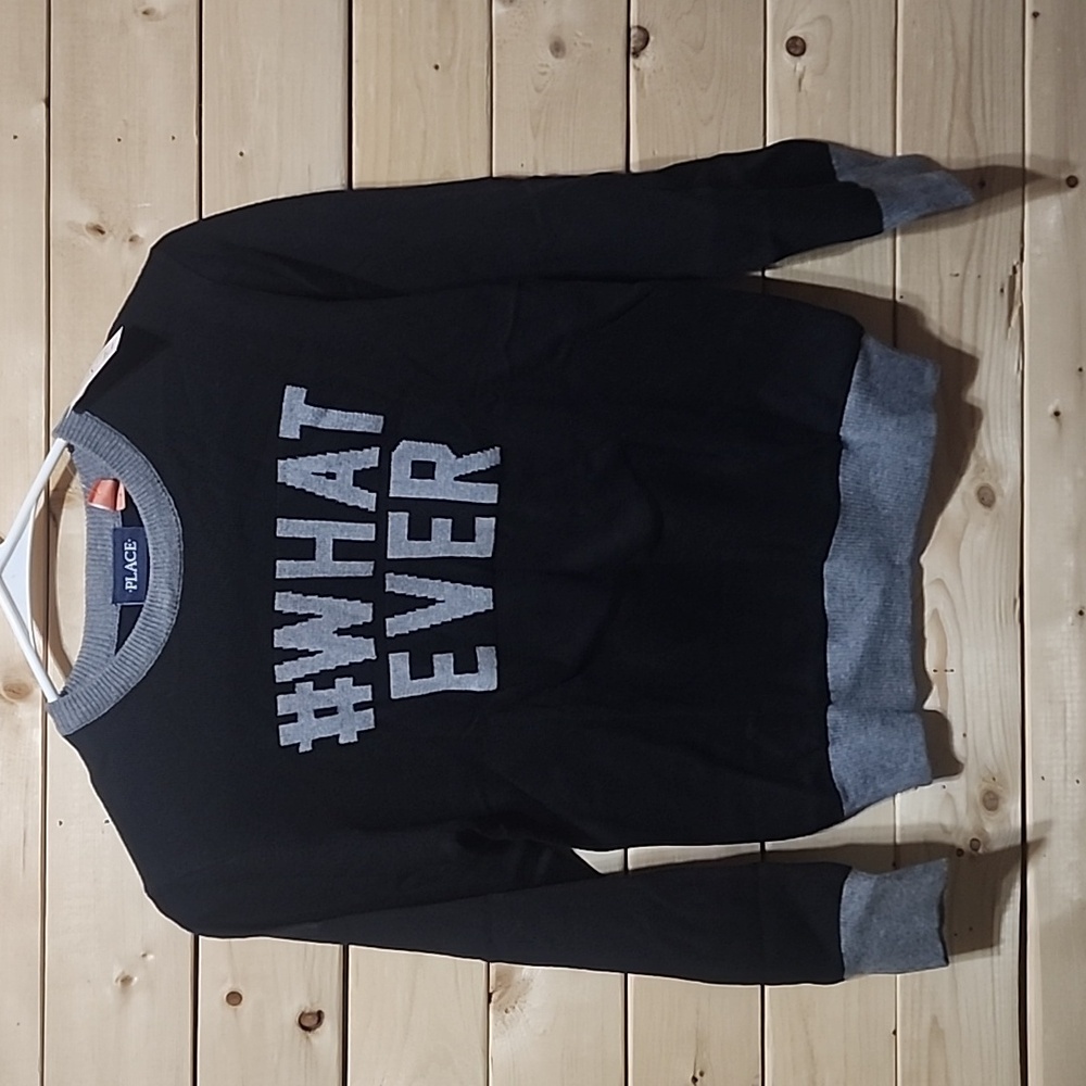 Children's Place WHATEVER Sweater Size 7/8 NWT